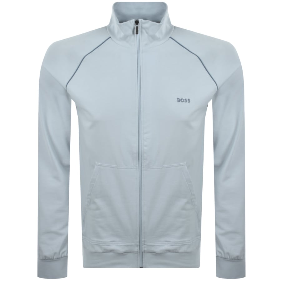 watson bossup ロンT BOSS Mix And Match Full Zip Sweatshirt Blue | Mainline Menswear us